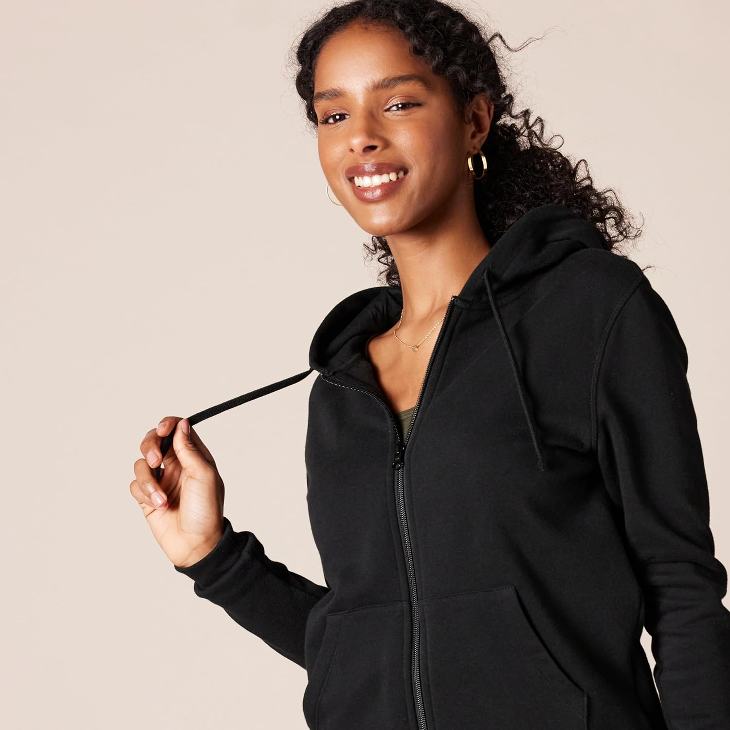 Women's Fleece Full-Zip Hoodie (Available in Plus Size) - Image 4