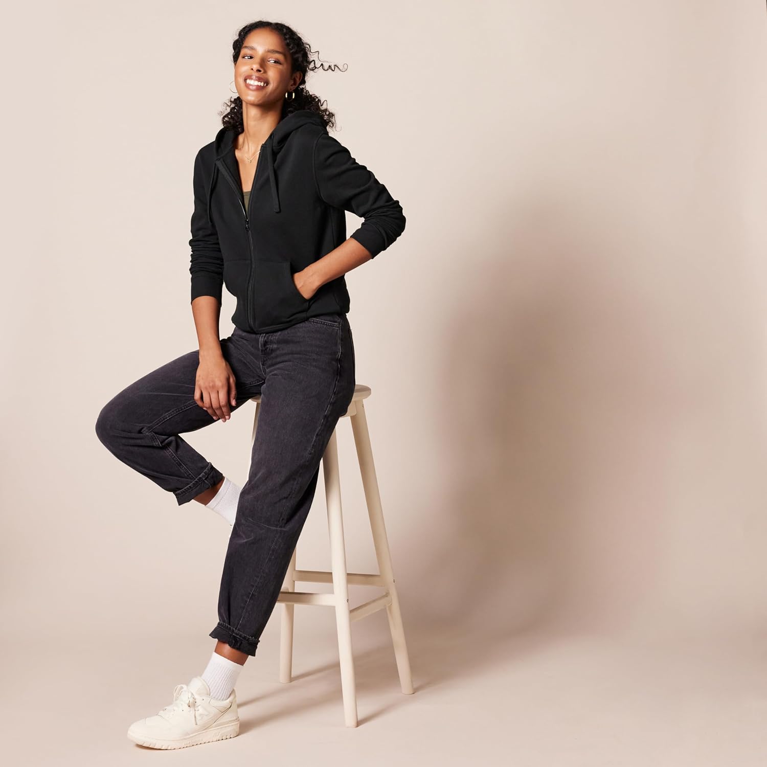 Women's Fleece Full-Zip Hoodie (Available in Plus Size) - Image 5