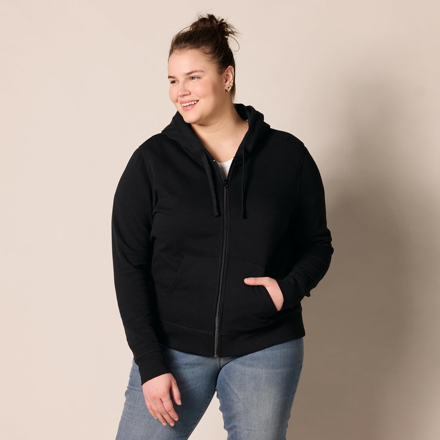 Women's Fleece Full-Zip Hoodie (Available in Plus Size) - Image 6