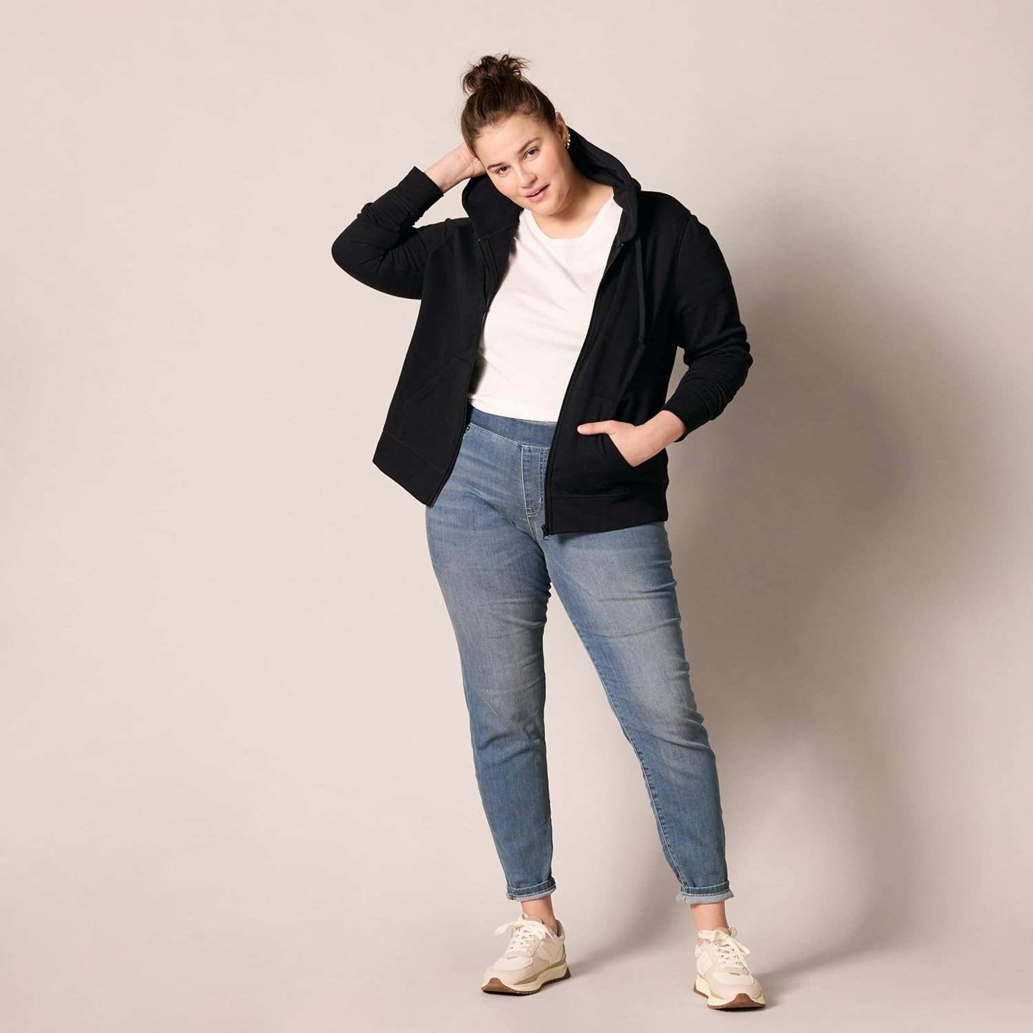 Women's Fleece Full-Zip Hoodie (Available in Plus Size) - Image 7