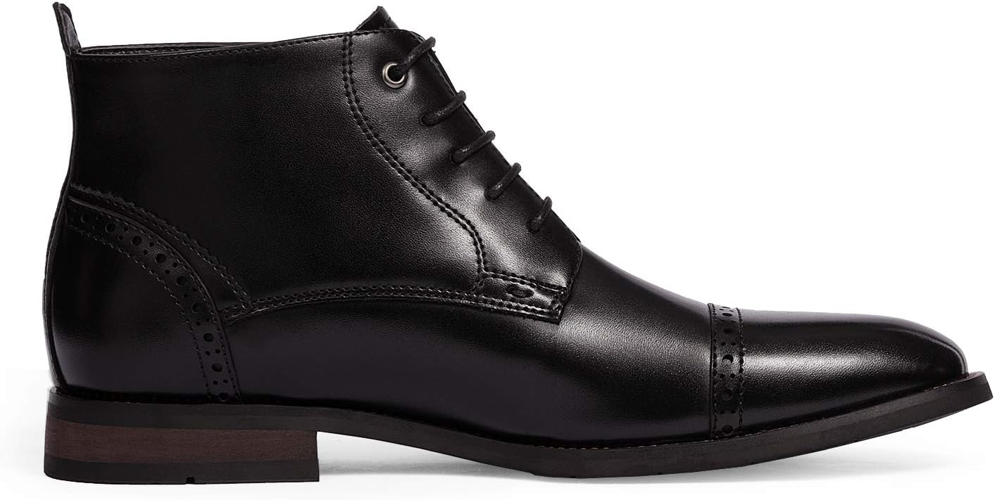 Men's Dress Ankle Boots Cap Toe Oxford Boot - Image 3
