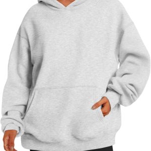 Womens Hoodies Oversized Sweatshirts Pullover Fleece Sweaters Long Sleeve Winter Fall Outfits Fashion Y2k Clothes