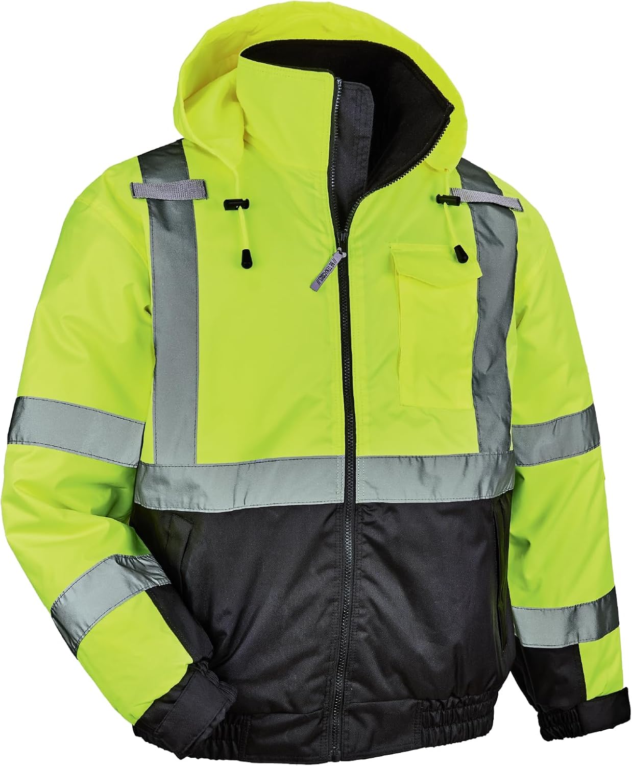Hi Vis Bomber Safety Jacket