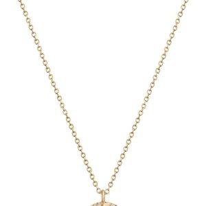 Pendant Necklace Gold Choker Layered Coin Open Karma Circle Full New Crescent Moon 14K Gold Plated Dainty Simple Moon Phase Jewelry for Women Gift